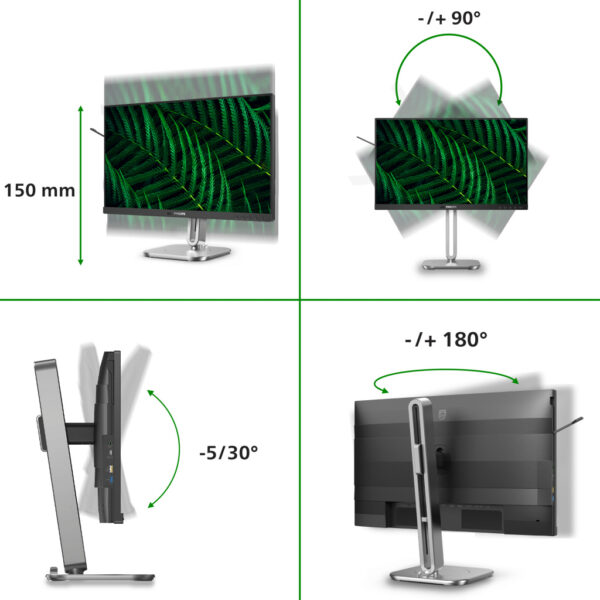 Philips 5000 series 24B2G5301/00 computer monitor 60,5 cm (23.8") 1920 x 1080 Pixels Full HD LCD Zwart - Afbeelding 13