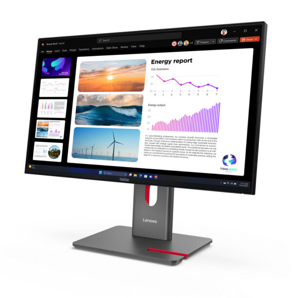 Lenovo ThinkVision P24Q-40 LED display 60,5 cm (23.8") 2560 x 1440 Pixels Quad HD LCD Zwart - Afbeelding 3
