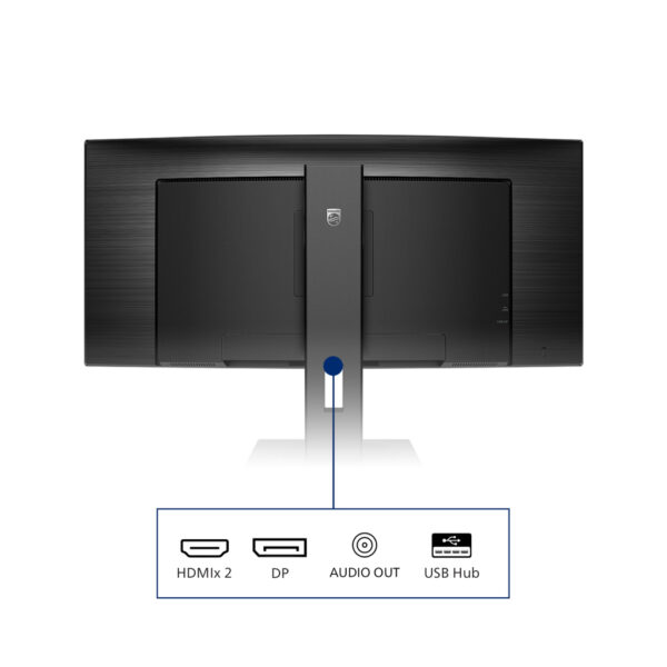 Philips B Line 345B1C/00 computer monitor 86,4 cm (34") 3440 x 1440 Pixels Quad HD LCD Zwart - Afbeelding 8