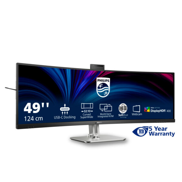 Philips 49B2U6900CH/00 computer monitor 124 cm (48.8") 5120 x 1440 Pixels Dual QHD LCD Zwart - Afbeelding 10