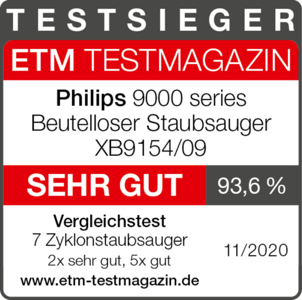 Philips 9000 series XB9154/09 Stofzuiger zonder zak - Afbeelding 6