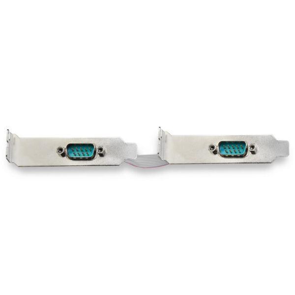 StarTech.com 2 Port PCI Express RS232 Seriële Kaart, PCIe RS232 Serial Host Controller Kaart, PCIe naar Serial DB9 Adapter Kaart - Afbeelding 3