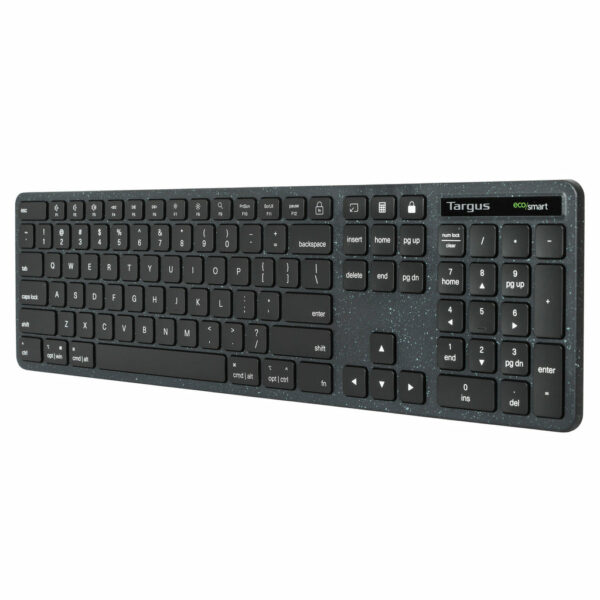 Targus EcoSmart AKB874UK toetsenbord Universeel USB QWERTY Brits Engels Zwart - Afbeelding 4
