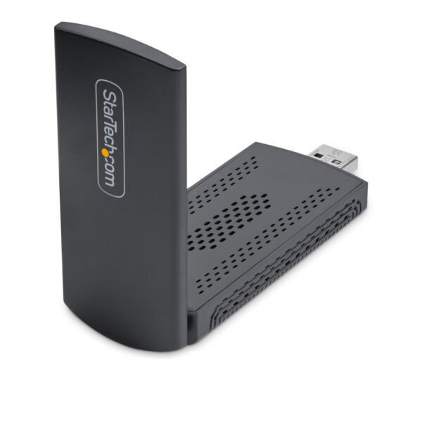 StarTech.com Wi-Fi 6E USB Adapter/Dongle, Voor Desktop/Laptop PC, Wireless NIC met Uitklapbare Antenne, WiFi Adapter Ondersteunt - Afbeelding 4
