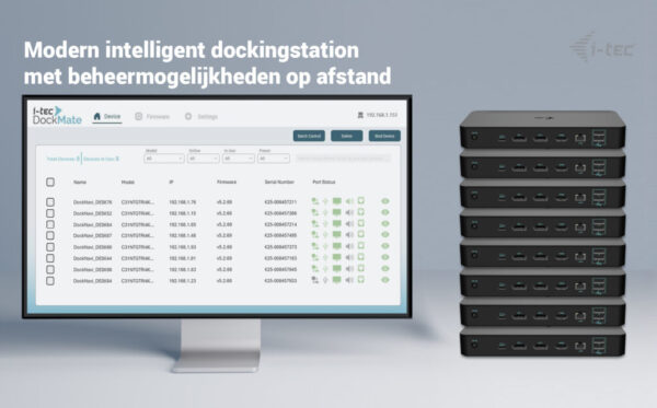 i-tec USB-C Intelligent Triple Display Docking Station + Power Delivery 100W - Afbeelding 6