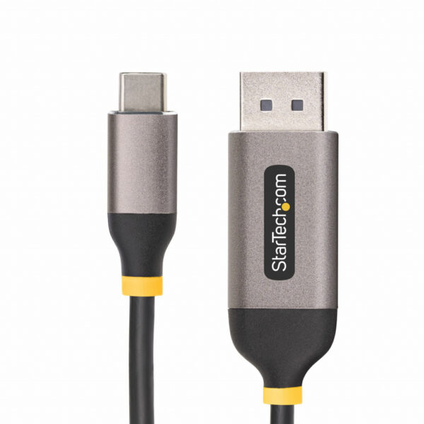 StarTech.com 3m USB-C naar DisplayPort Adapter Kabel, 8K 60Hz, 4K 144Hz, HDR10, USB Type-C naar DP 1.4 Video Converter Kabel, US - Afbeelding 2