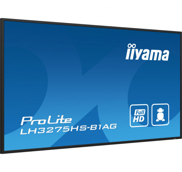 iiyama LH3275HS-B1AG beeldkrant Digitale signage flatscreen 81,3 cm (32") LCD Wifi 500 cd/m² Full HD Zwart Type processor Androi - Afbeelding 7