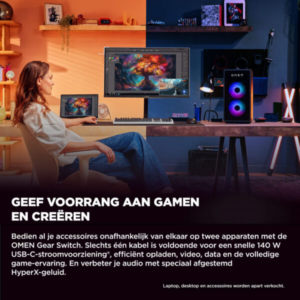 HP OMEN Transcend 31,5 inch UHD 240 Hz OLED-gaming monitor - Transcend 32 - Afbeelding 31