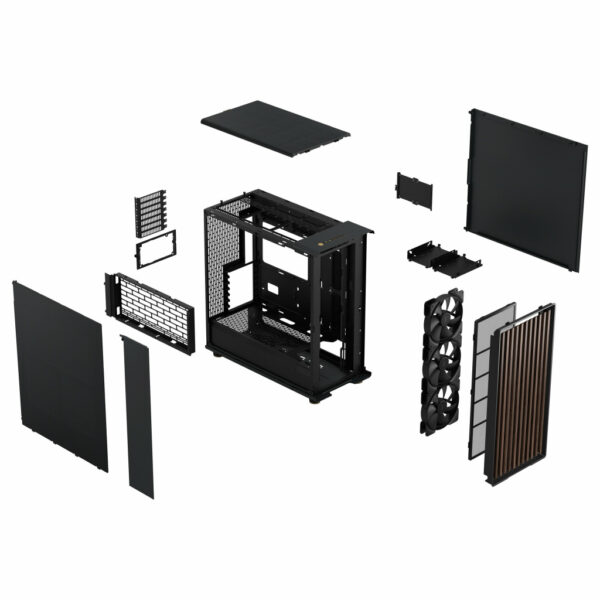 Fractal Design North XL Midi Tower Zwart, Houtskool - Afbeelding 20