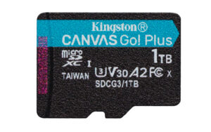 Kingston Technology Canvas Go! Plus 1TB microSDXC Canvas Go Plus 170R A2 U3 V30 enkel pakket zonder ADP