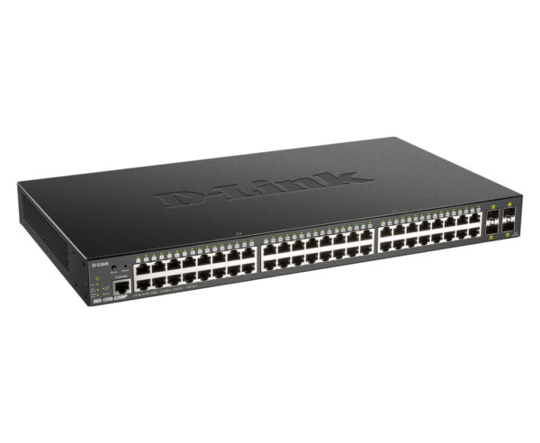 D-Link DGS-1250-52XMP Managed L3 Power over Ethernet (PoE) Zwart - Afbeelding 2