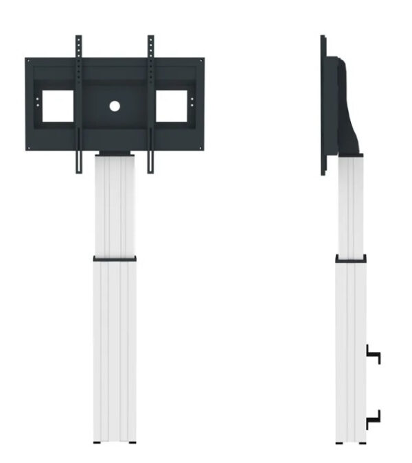 Neomounts MOTORIZED RAL9005 SLVR 42-100IN 200X200/1200X600 150KG+BRACKETS 2,54 m (100") Zilver - Afbeelding 4