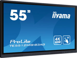iiyama TE5512MIS-B3AG beeldkrant Kiosk-ontwerp 139,7 cm (55") LCD Wifi 400 cd/m² 4K Ultra HD Zwart Touchscreen Type processor An