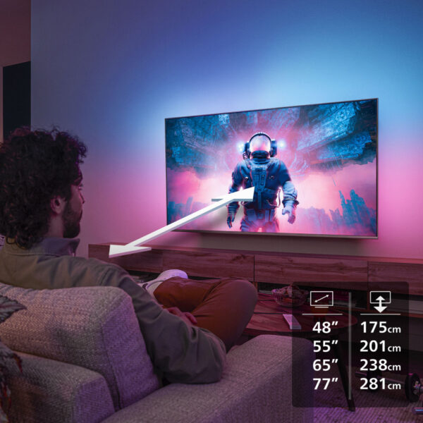 Philips 55OLED76012 139,7 cm (55") 4K Ultra HD Smart TV Wifi Zwart - Afbeelding 12