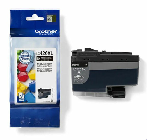 Brother LC-426XLBK inktcartridge 1 stuk(s) Origineel Hoog (XL) rendement Zwart - Afbeelding 3