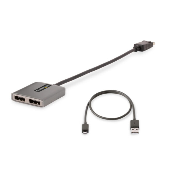 StarTech.com Dual-Monitor DisplayPort 1.4 Splitter, DisplayPort naar 2x DP Multi-Monitor Adapter, Dual 5K 60Hz Computer MST Hub, - Afbeelding 9