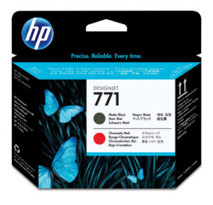 HP 771 matzwarte/chromatisch rode DesignJet printkop