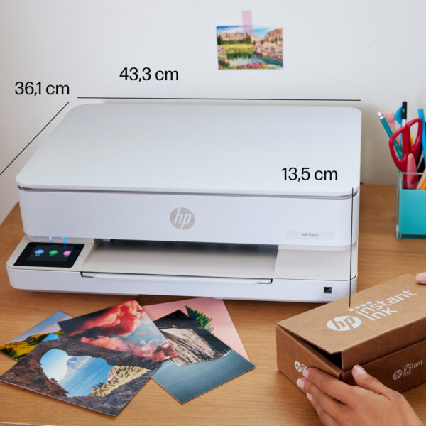 HP ENVY 6132e Wireless All-in-One Kleur Printer, Instant Ink; Foto's printen - Afbeelding 10