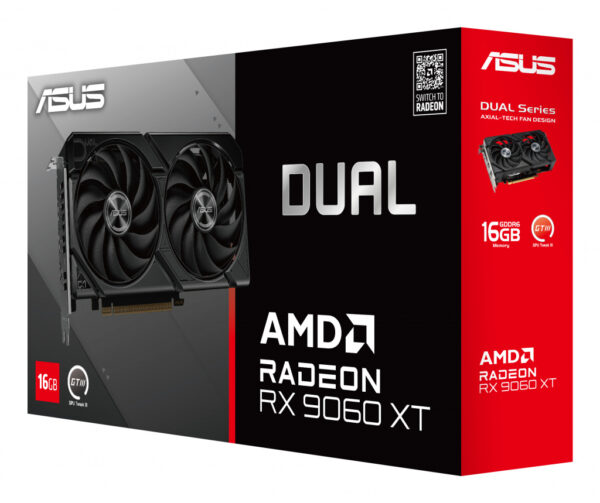 ASUS Dual -RX9060XT-16G AMD Radeon RX 9060 XT 16 GB GDDR6 - Afbeelding 11