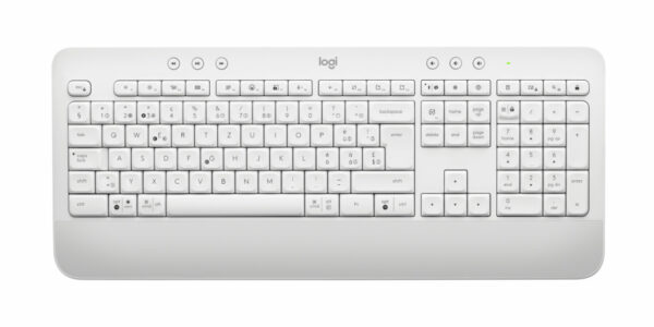 Logitech 920-011021 toetsenbord Inclusief muis Kantoor Bluetooth QWERTZ Zwitsers Wit - Afbeelding 2