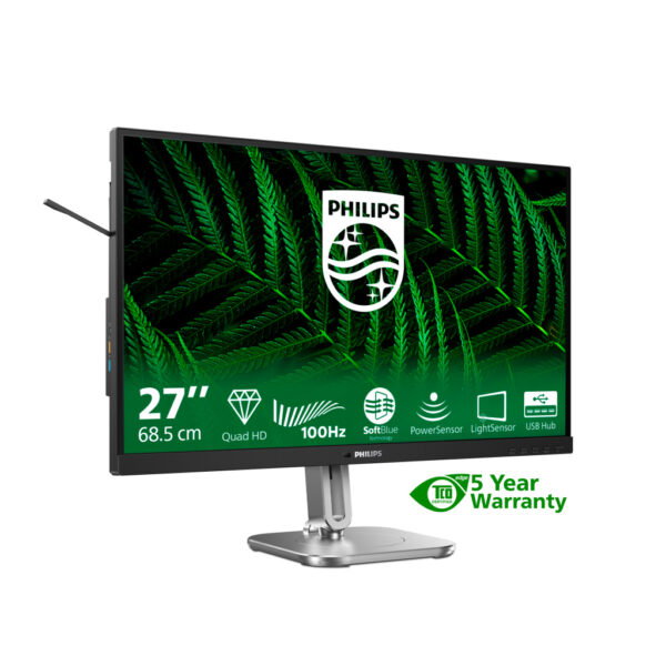 Philips 5000 series 27B2G5500/00 computer monitor 68,6 cm (27") 2560 x 1440 Pixels Quad HD LCD Antraciet - Afbeelding 13