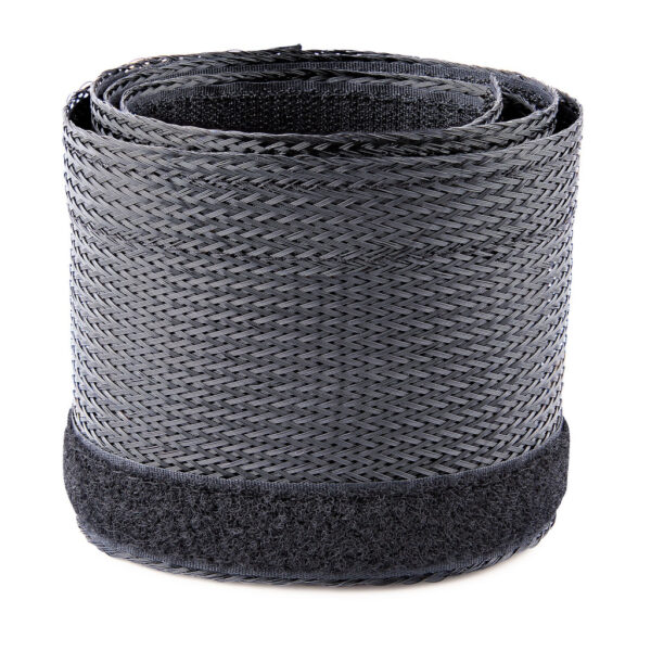 StarTech.com 3m Gevlochten Kabelmantel met Klittenband, Trimbare Heavy Duty Polyester Kabelhuls, 3cm Diameter, Computer Kabelman - Afbeelding 2