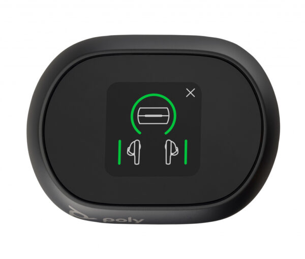 Poly Voyager Free 60+ UC M Carbon Black Earbuds + BT700 USB-C-adapter + oplaadcase met touchscreen - Afbeelding 6
