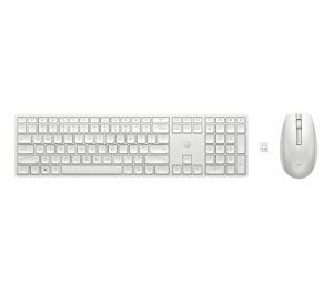 HP 650 draadloze toetsenbord- en muiscombinatie (wit)