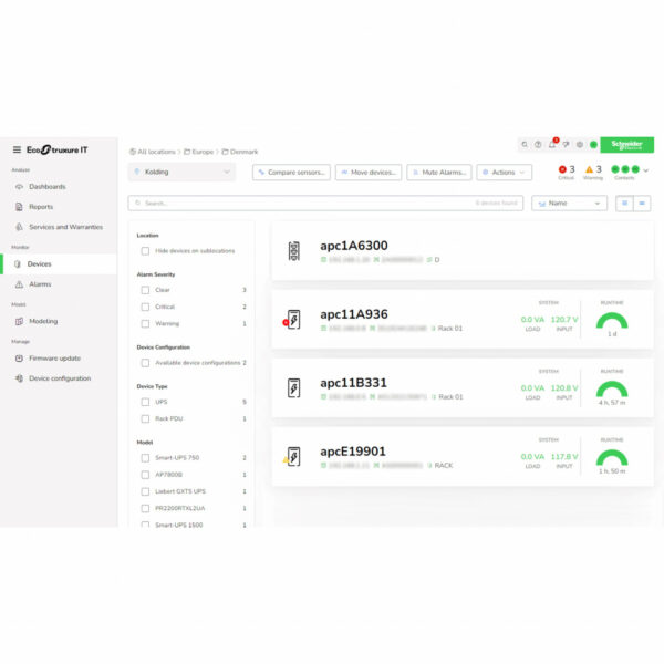 APC Abonnement, EcoStruxure IT Expert, 1 jaar, digitaal, monitoring en beheer op afstand van datacenters. - Afbeelding 4