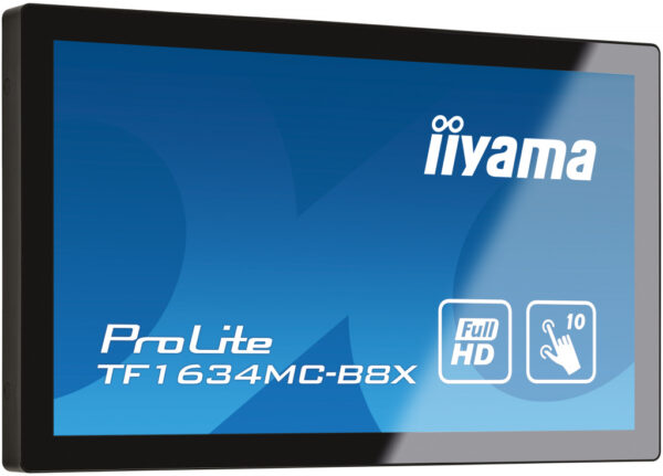iiyama ProLite TF1634MC-B8X computer monitor 39,6 cm (15.6") 1920 x 1080 Pixels Full HD LED Touchscreen Multi-gebruiker Zwart - Afbeelding 3
