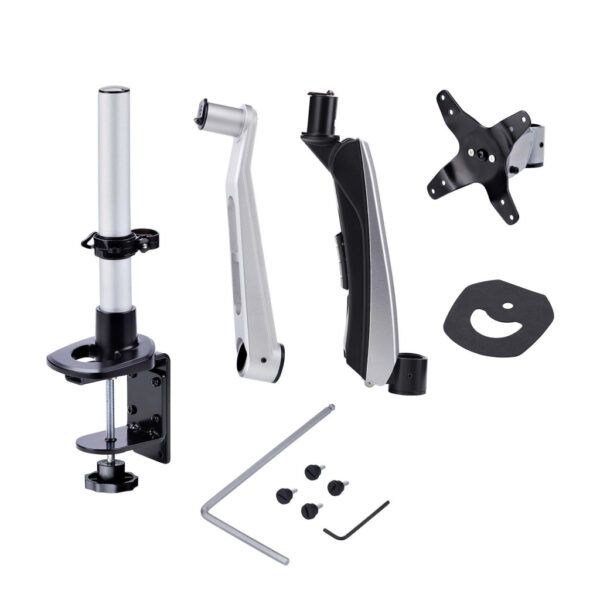 StarTech.com Single Monitor Arm voor Bureau, 27in 16:9 of 30in 21:9 Ultrawide Schermen, VESA 75x75/100x100, Instelling zonder Ge - Afbeelding 13