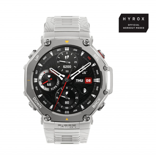 Amazfit T-Rex 3 3,81 cm (1.5") AMOLED Digitaal 480 x 480 Pixels Touchscreen Roestvrijstaal GPS - Afbeelding 8
