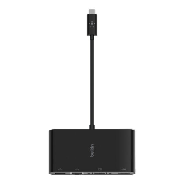 Belkin AVC005BTBK laptop dock & poortreplicator Bedraad USB 3.2 Gen 1 (3.1 Gen 1) Type-C Zwart - Afbeelding 2