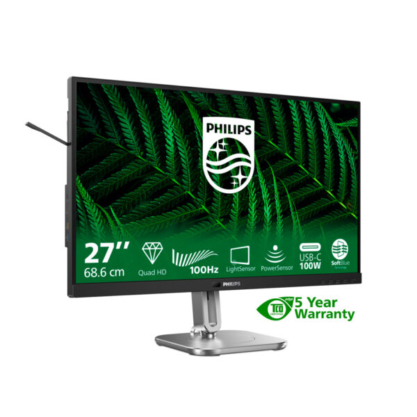 Philips 5000 series 27B2G5601/00 computer monitor 68,6 cm (27") 2560 x 1440 Pixels Quad HD LCD Zwart - Afbeelding 11