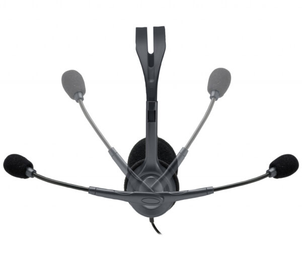 Logitech 981-000593 hoofdtelefoon/headset Bedraad Hoofdband Kantoor/callcenter Zwart