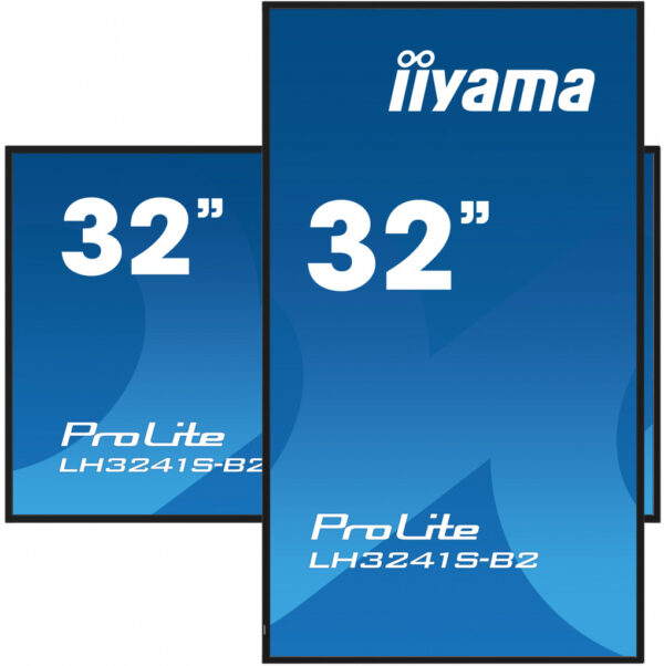 iiyama LH3241S-B2 beeldkrant Kiosk-ontwerp 80 cm (31.5") LED 350 cd/m² Full HD Zwart 24/7 - Afbeelding 4