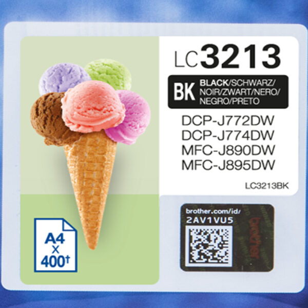 Brother LC-3213BK inktcartridge Origineel Hoog (XL) rendement Zwart - Afbeelding 2