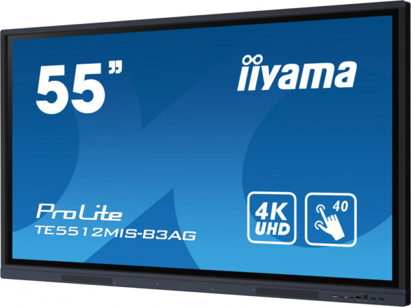 iiyama TE5512MIS-B3AG beeldkrant Kiosk-ontwerp 139,7 cm (55") LCD Wifi 400 cd/m² 4K Ultra HD Zwart Touchscreen Type processor An - Afbeelding 4