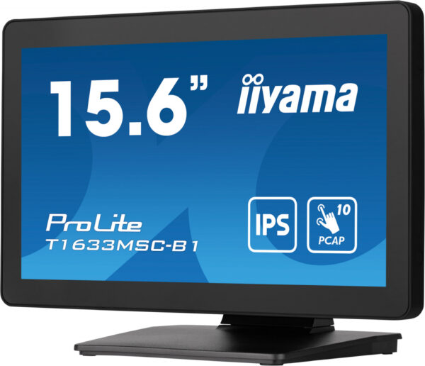 iiyama ProLite T1633MSC-B1 computer monitor 39,6 cm (15.6") 1920 x 1080 Pixels Full HD LCD Touchscreen Zwart - Afbeelding 5