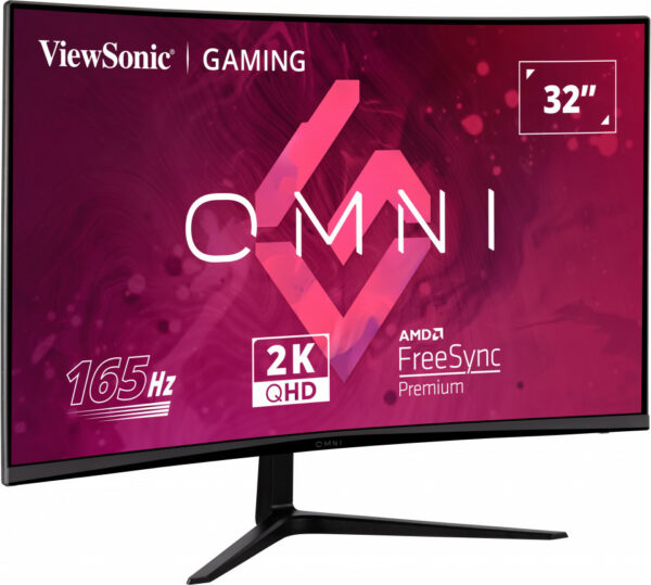 Viewsonic VX Series VX3218C-2K computer monitor 81,3 cm (32") 2560 x 1440 Pixels Quad HD LED Zwart - Afbeelding 2