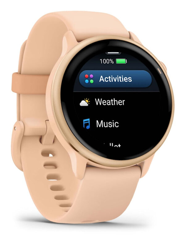 Garmin vívoactive 6 3,05 cm (1.2") AMOLED 42 mm Digitaal 390 x 390 Pixels Touchscreen Roze Wifi GPS - Afbeelding 3