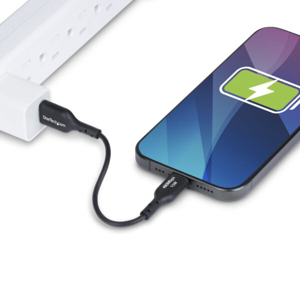 StarTech.com 15cm USB-A naar USB-C Laadkabel, USB-A naar USB Type-C Oplaadkabel, Opladen & Synchroniseren, Fast Charge 3A, USB 2 - Afbeelding 7