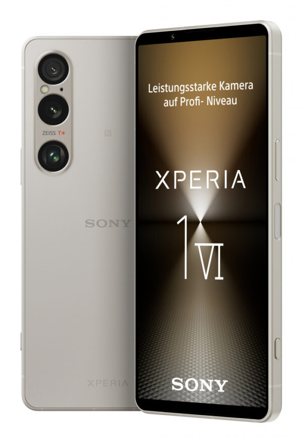 Sony Xperia 1 VI 5G 16,5 cm (6.5") Dual SIM Android 14 USB Type-C 12 GB 256 GB 5000 mAh Platina, Zilver