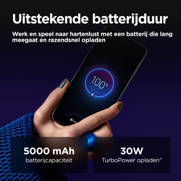 Motorola moto g55 5G 16,5 cm (6.49") Dual SIM Android 14 USB Type-C 8 GB 256 GB 5000 mAh Grijs - Afbeelding 8