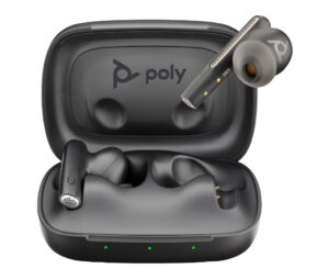 Poly Voyager Free 60 UC Carbon Black Earbuds + BT700 USB-C-adapter + oplaadcase basis