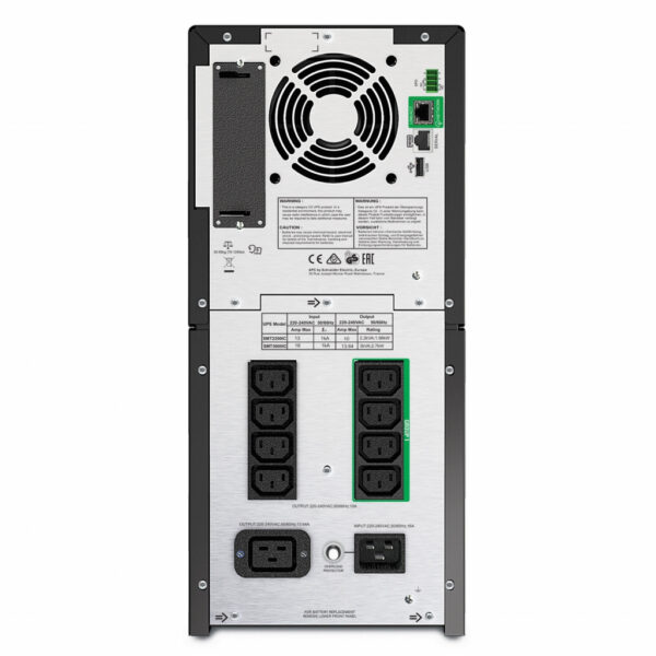 APC Smart-UPS SMT3000IC - 8x C13, 1x C19, USB, SmartConnect, 3000VA - Afbeelding 2