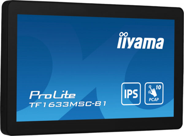 iiyama ProLite TF1633MSC-B1 computer monitor 39,6 cm (15.6") 1920 x 1080 Pixels Full HD Touchscreen Zwart - Afbeelding 5