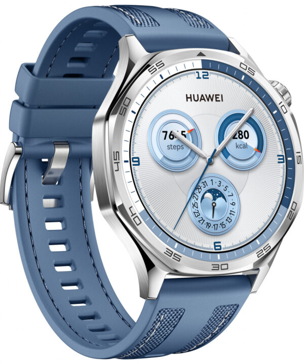 Huawei WATCH GT5 46mm 3,63 cm (1.43") AMOLED Digitaal 466 x 466 Pixels Roestvrijstaal GPS - Afbeelding 5