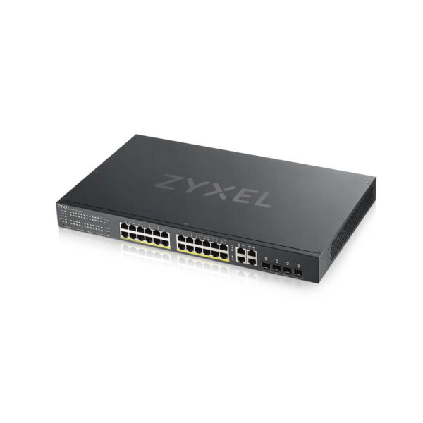 Zyxel GS1920-24HPV2 Managed Gigabit Ethernet (10/100/1000) Power over Ethernet (PoE) Zwart - Afbeelding 4
