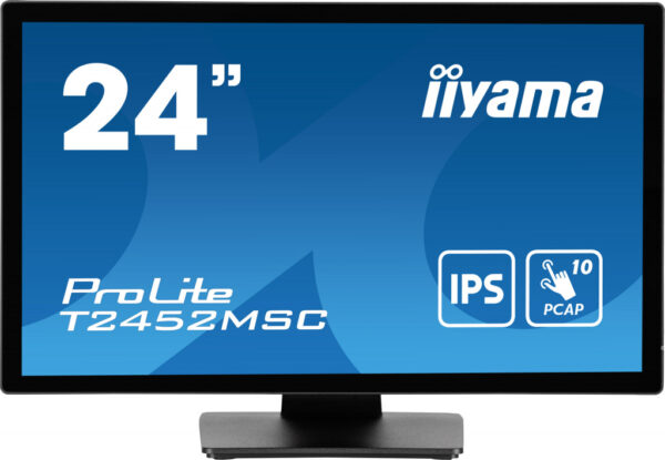 iiyama ProLite T2452MSC-B1 computer monitor 60,5 cm (23.8") 1920 x 1080 Pixels Full HD LCD Touchscreen Multi-gebruiker Zwart - Afbeelding 2